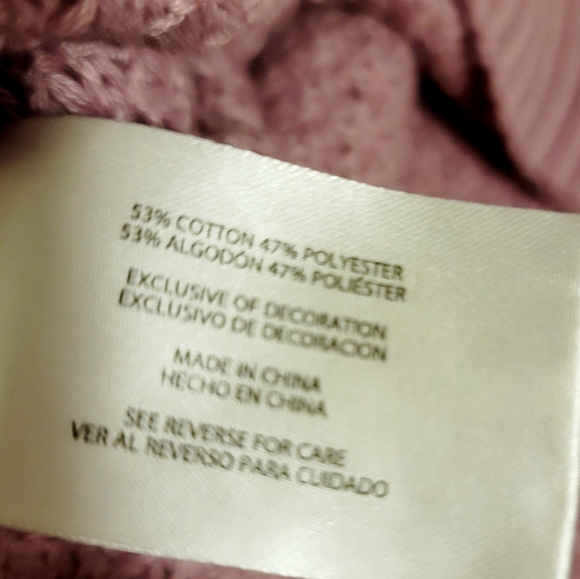 Gap Women's Textured Sweater Size 2XL Orchid Haze - Picture 9 of 9